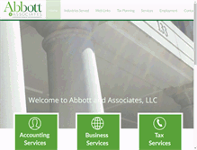 Tablet Screenshot of abbottllc.com
